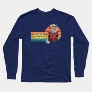 bojack horseman retro Long Sleeve T-Shirt